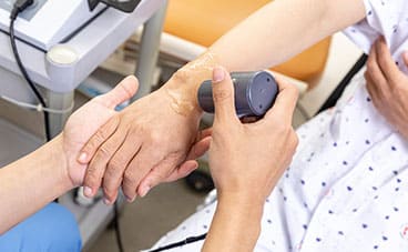 Physical therapy on the wrist