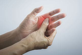 Painful finger joint